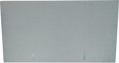Slaaploods.nl Hoofdbord / Bedhoofdeind Vlak - 140x110x10 cm - Stof Grijs