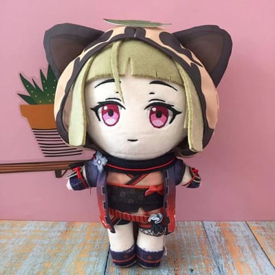 Genshin Impact Kamisato Ayato Sayu Peluche 20cm Dessin Animé Mignon Doux Oreiller Rempli Cadeau Enfants Collection Jeu 20cm