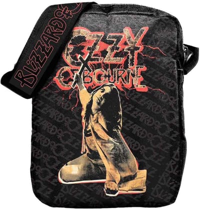 Rocksax Ozzy Osbourne - Blizzard of Oz Crossbody tas - Zwart/Grijs