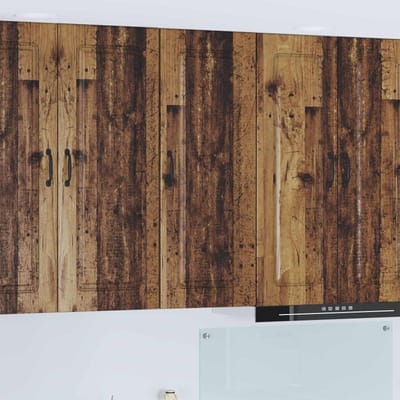 vidaXL - Vaatwasserpaneel - Kalmar - Oudhout - 40 - x - 31 - x - 100 - cm - Bewerkt - hout