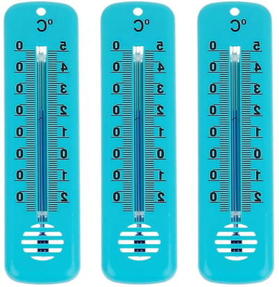 Binnenthermometer Set - Temperatuurmeter - Klimaat Bewaken - Analoge Weergave - 3 Stuks - Meerdere Kleuren