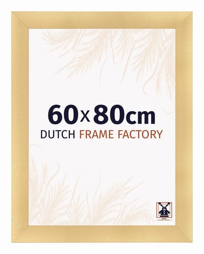 Fotolijst 60x80 cm - MDF - Goud Mat - Praag
