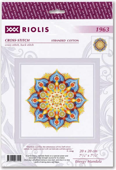Borduurpakket Energy Mandala van Riolis 1963
