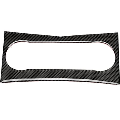 Carbonfiber afdekking voor het airconditioningpaneel van de auto, geschikt voor Mercedes-Benz W204 C-klasse 2007-2012. black