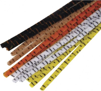 Rayher hobby chenilledraad - dieren prints - 30 cm - 25x stuks - knutsel materialen - pijpenragers