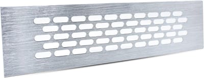 Ventilatierooster 245x60 | RVS Ventilatie Grill voor Keuken, Badkamer en Open Haard | Vochtbestendig