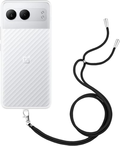 Cazy hoesje met koord geschikt voor OnePlus Nord 4 Hoesje met Koord - Flexibele Case - Transparant