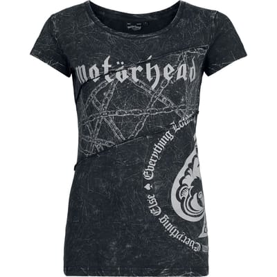 Motörhead T-shirt - EMP Signature Collection - S tot XXL - voor Vrouwen - donkergrijs