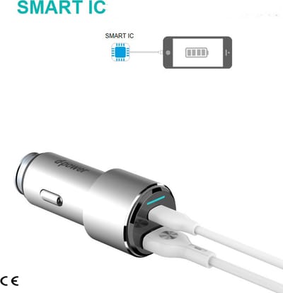 Pro Care Excellent Quality® Aluminium 1xUSB-c - 1xUSB QC 3.0 Fast Charge Quick AutoLader- Autolader USB C - 18W -4x Sneller Laden - Geschikt voor universele Smartphones - Tablets - Ipad - Iphone - Smartwatches - Car Charger - Zwart