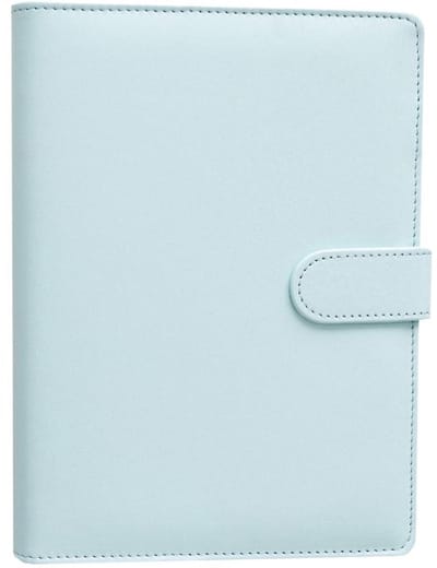 Planbooks - Notitieboek - Notebook - Notitieboek Ringband - Notitieboek Leer - Hardcover - Blauw