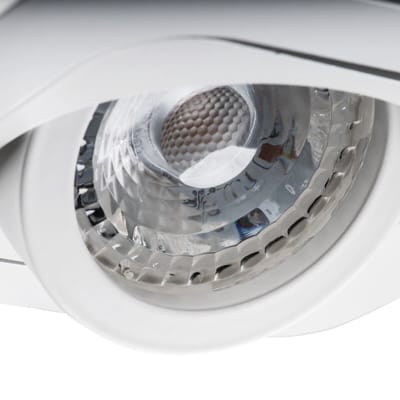 Kanlux S.A. - LED GU10 inbouwspot wit vierkant - Enkelvoudig voor 1 LED GU10 spot