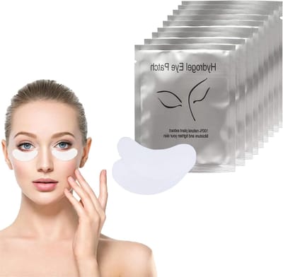 Set van 100 Collageen Gel Oogpatches voor Wimperextensions en Make-up, Schoonheidstools voor een Stralende Look