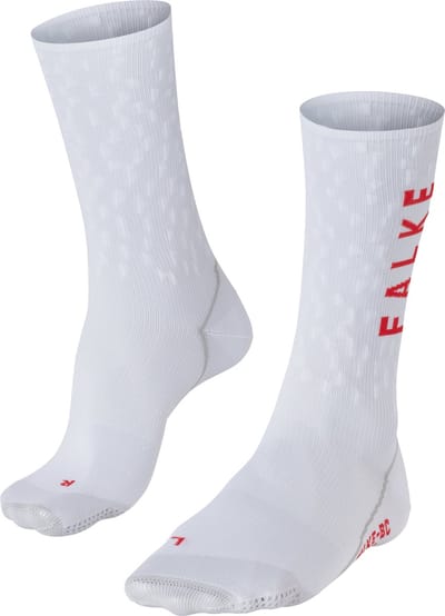 FALKE BC anti-blaar functioneel materiaal fietssokken unisex wit - maat 37-38
