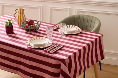 Secret de Gourmet Chéri Diep bord Ø20cm - Set van 6 stuks - Wit/Oker