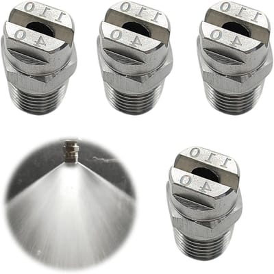 Hogedrukreiniger mondstuk 4 stuks - 110 graden, 4,0 mm opening - voor water en ondervloerreiniger - ShopVlot