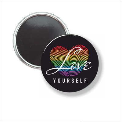 Button Met Magneet 58 MM - Love Yourself - NIET VOOR KLEDING
