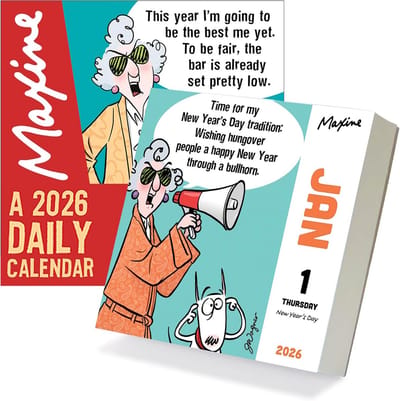 Dagelijkse Bureaukalender 2026 - Kleurrijke Afscheurpagina's & Notitieruimte - Organisatie voor Thuis & Kantoor