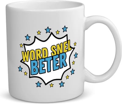 Akyol - word snel beter koffiemok - theemok - Beterschap - iemand die ziek is of iets gebroken heeft - ziek - koorts - snel beter worden - cadeau - beterschap cadeau - kado - gift - geschenk - 350 ML inhoud