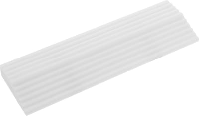 Drempelhelling Rubber - Oprijplaat Schuine Plaat - Robotstofzuiger Hulp - Antislip Ontwerp - 17 x 5 cm - Wit