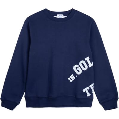 In Gold We Trust The Screw Sweaterblue Size: XS | Sweaters Outlet | Unisex | Blauw
