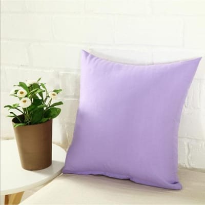 Housse de coussin en coton et lin coloré 40 x 40 cm, décoration d'intérieur, style artistique 40x40cm violet