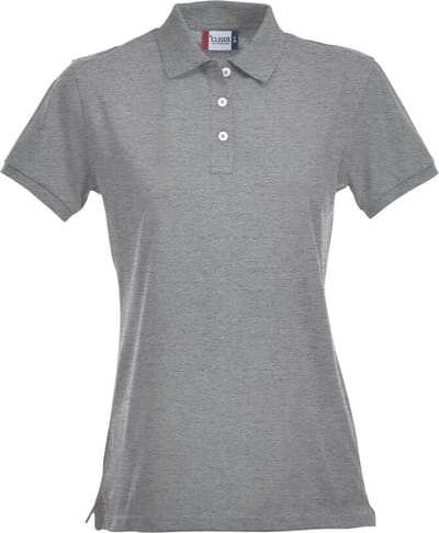 Clique Stretch Premium Polo Women 028241 - Grijs-melange - XS