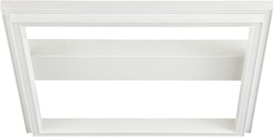 Brillant | Pallas LED wand- en plafondlamp 50x50cm zand/wit | 1x LED geïntegreerd, 38W LED geïntegreerd, (2660lm, 2700-6200K)