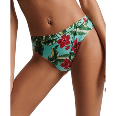 Superdry Vintage Hipster Brief Bikinibroekje Groen XS Vrouw