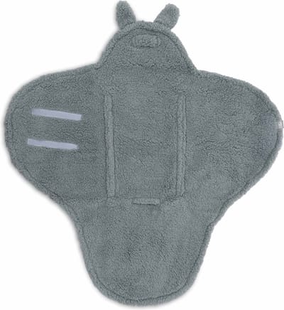 Jollein Baby Wikkeldeken - Bunny - Sea Green - 100x105cm