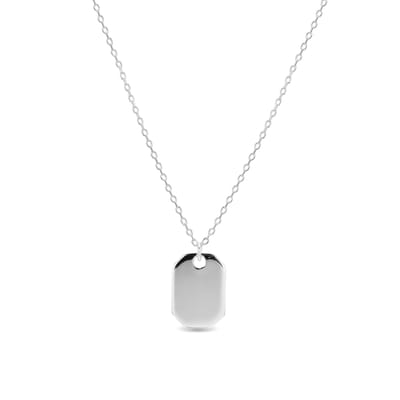 Luxenter 925 Sterling zilveren gerhodineerde halsketting - Imlor
