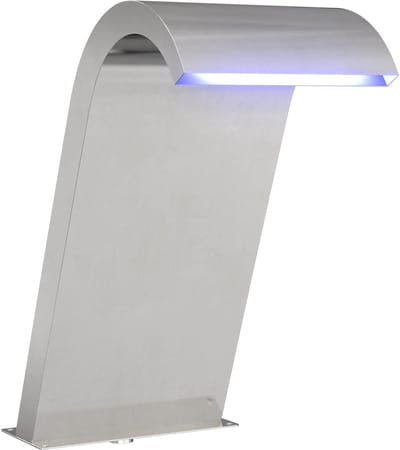 vidaXL - Zwembad - Fontein - Zilverkleurig - 47 - x - 31 - x - 60 - cm - Roestvrij - staal