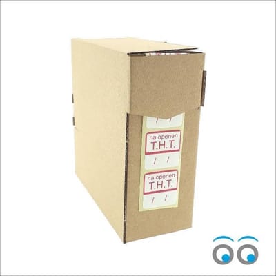 Etiketten - Sticker - Tenminste houdbaar tot - 500 Stuks - 25 x 25 mm