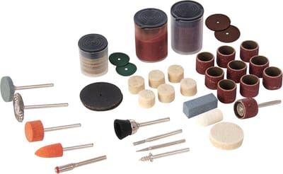 Silverline Hobby machine accessoire set - 105-delig - veelzijdig gebruik - 3,17 mm spandoorn