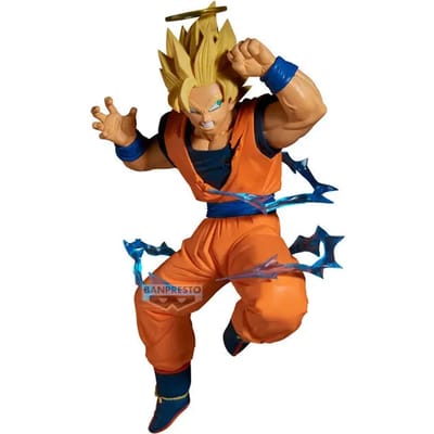 Banpresto Dragon Ball Z Match Makers PVC Statue Super Saiyan 2 Son Goku (vs Majin Vegeta) 15 cm Beeld