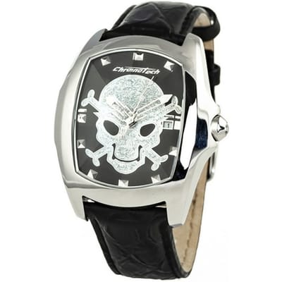 Zegarek CHRONOTECH CT7896M-102. Kwarcowy, Kolor czarny. Mężczyzna. gray