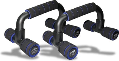 AJ-Sports Opdruksteunen - Push up bars I - Push up Grips - Push up bord - Push up Board - Parallettes - Push up - Blauw - Fitness - Krachttraining - Calisthenics