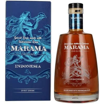 Marama Rum Marama ORIGINS Indonesian Spiced Rum 40% Vol. 0,7l in geschenkverpakking