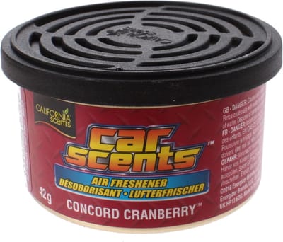 California Scents Luchtverfrisser - Concord Cranberry - Blikje 42gr