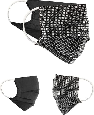 Omkeerbaar Katoenen Mondmasker Set van 2 Stuks - Unisex Bescherming