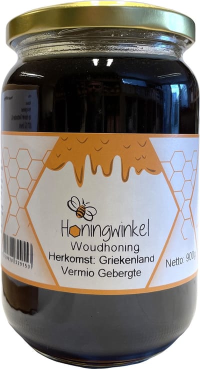 Woudhoning 900g Griekenland Honingwinkel (vloeibaar)