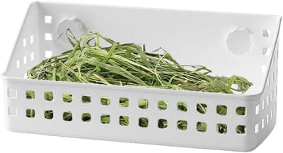 Hooibak Dispenser - Knaagdier Voerbak - Netjes Voeren - Anti-knagen Ontwerp - 20x14x12 cm - Multikleur