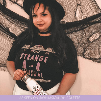 Beetlejuice I Myself Am Strange And Unusual Unisex T-Shirt - Black - S - Zwart