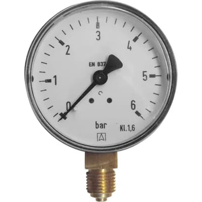 Go By Van Marcke Manometer Ø63mm Universeel 0-6 Bar 1/4"m