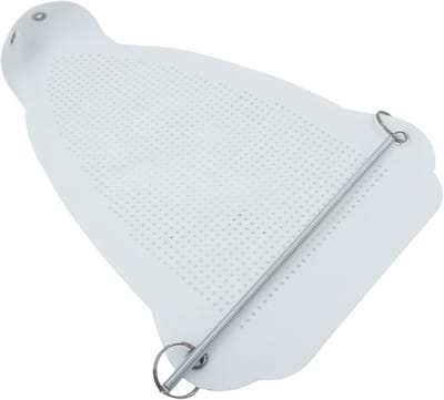 Strijkijzer beschermhoes - Antiaanbaklaag - Kleding beschermen - Anti-verbranding functie - 23 x 155 cm - Wit