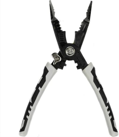 Scoby - Elektricienstang - Striptang - Kniptang - Electrician Pliers - 3-in-1 - 20 CM - Chroom-Vanadiumstaal