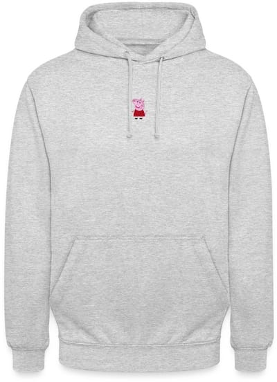 Peppa Pig Borduurwerk Hoodie Unisex