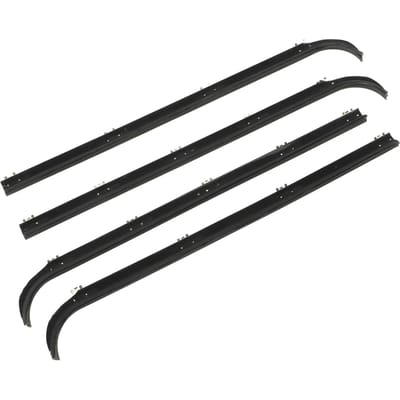 4 stuks Auto Raam Afdichtstrip E7TZ1521452A Vervanging Voor Oude Carrosserievorm Pickup Full Size Bronco black