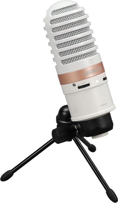 Condensatormicrofoon - USB Microfoon - Muziek Opnemen - Stabiele Metalen Behuizing - 1 stuks - Wit