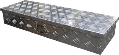 Gereedschapskist aluminium 950x320x150mm kofferslot - Disselbak - Disselkist - Gereedschapskist - Disselkist Aanhangwagen - Novio