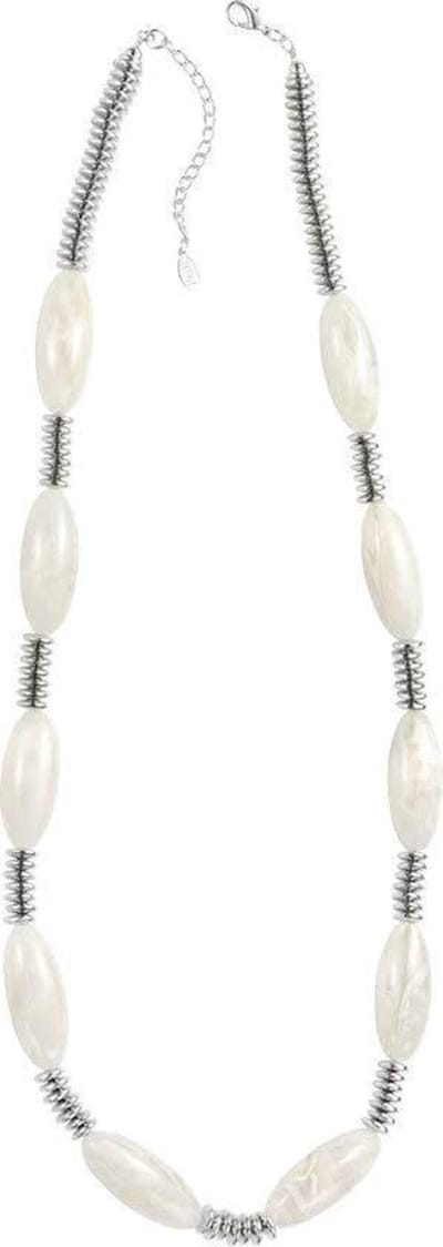 Behave - Lange ketting met ovaal vormige kralen - 82,5 cm - Tijdloze mode sieraden